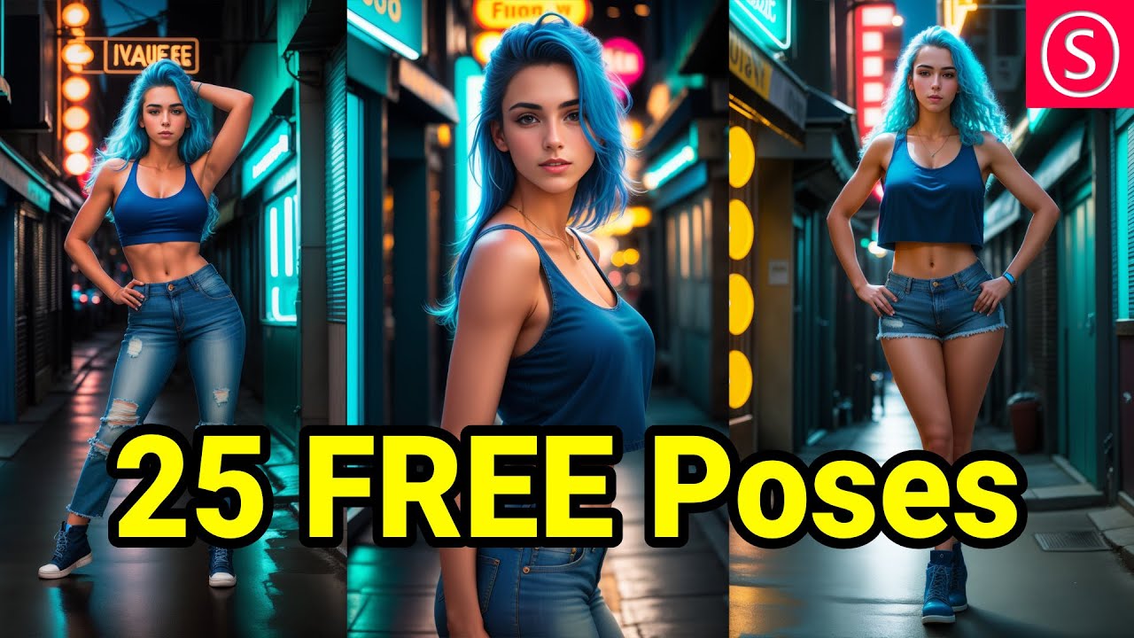 FREE: 25 Poses for ControlNet