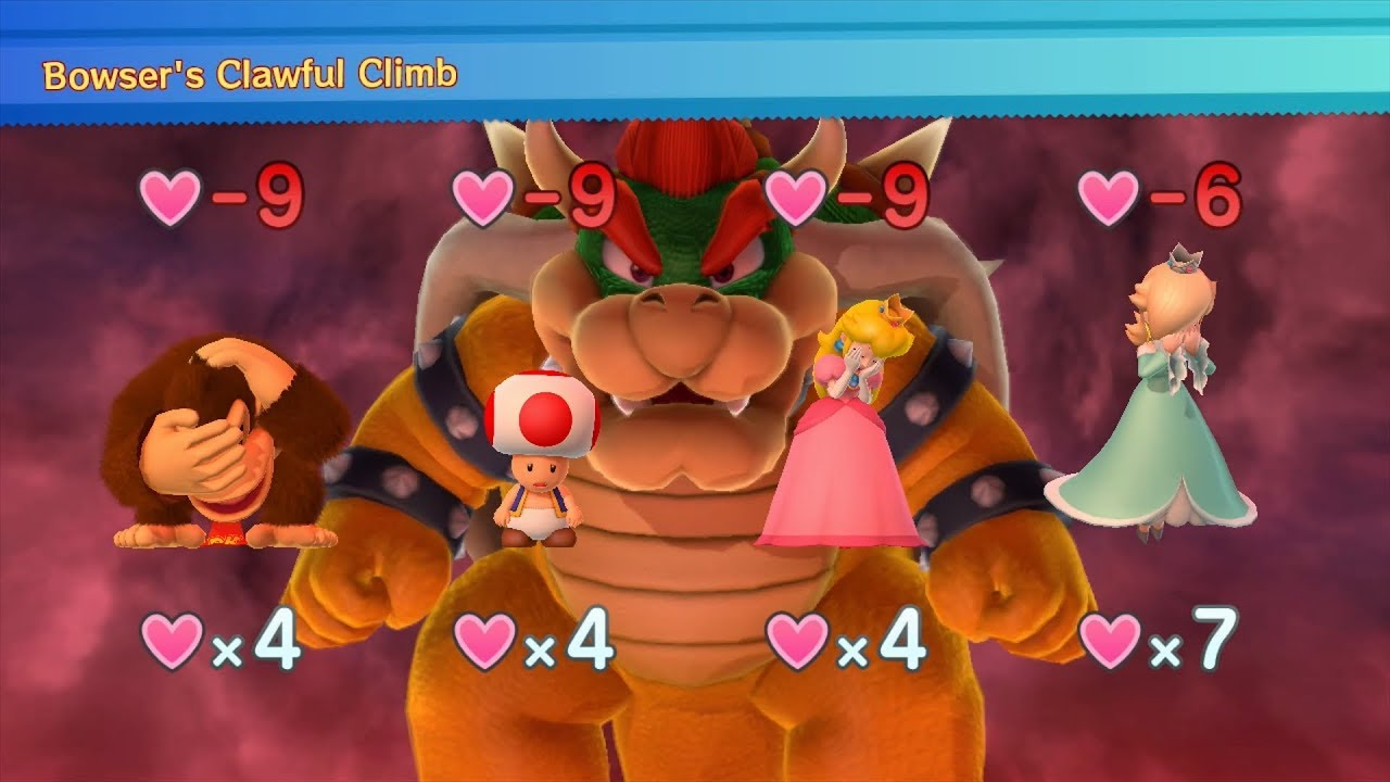 Mario Party 10 Bowser Party #248 Donkey Kong, Toad, Peach, Rosalina Chaos Castle Master Difficulty