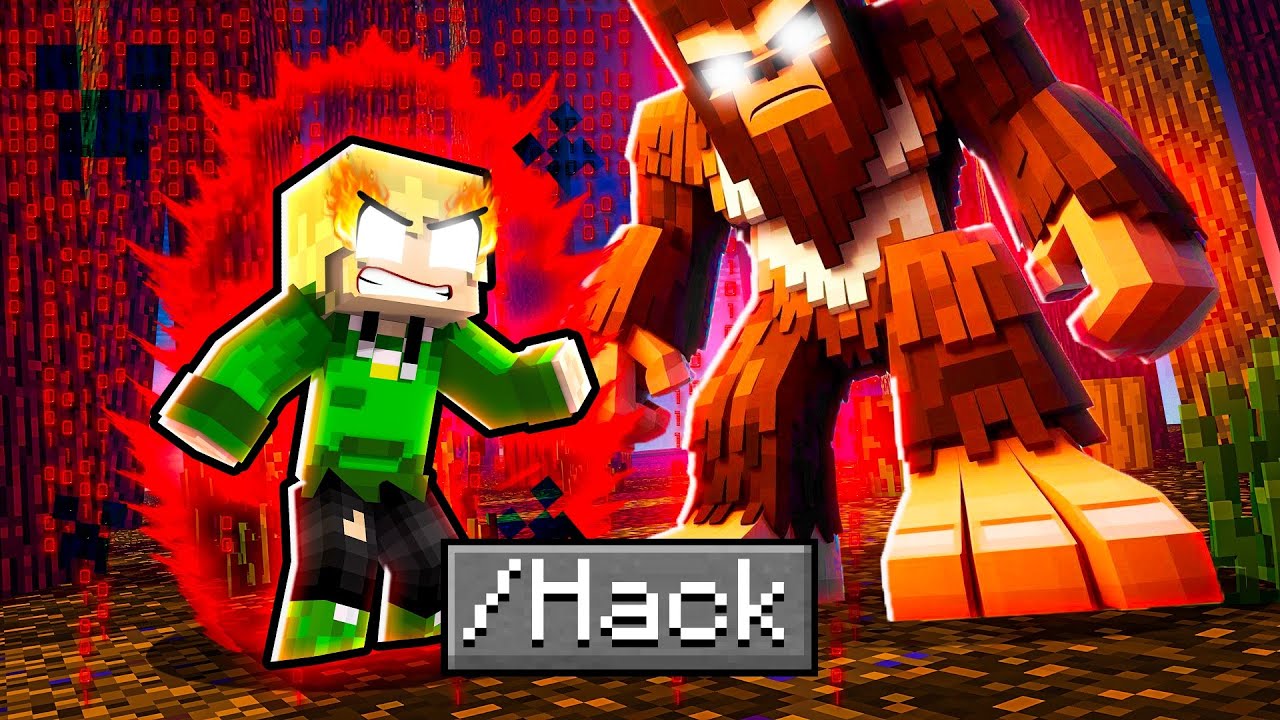 Ik HACK Tegen BIGFOOT In Minecraft!👨🏻‍💻👹