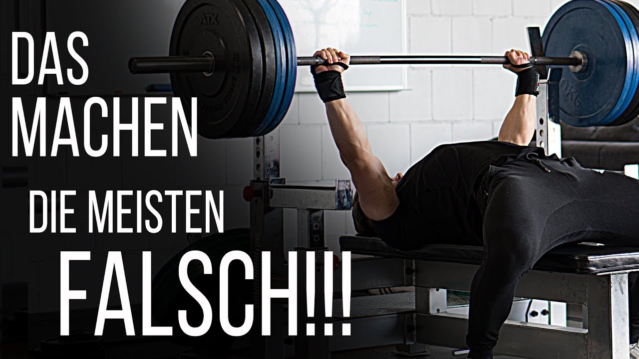 Meine TOP 4 GRÖSSTEN FEHLER beim BANKDRÜCKEN!