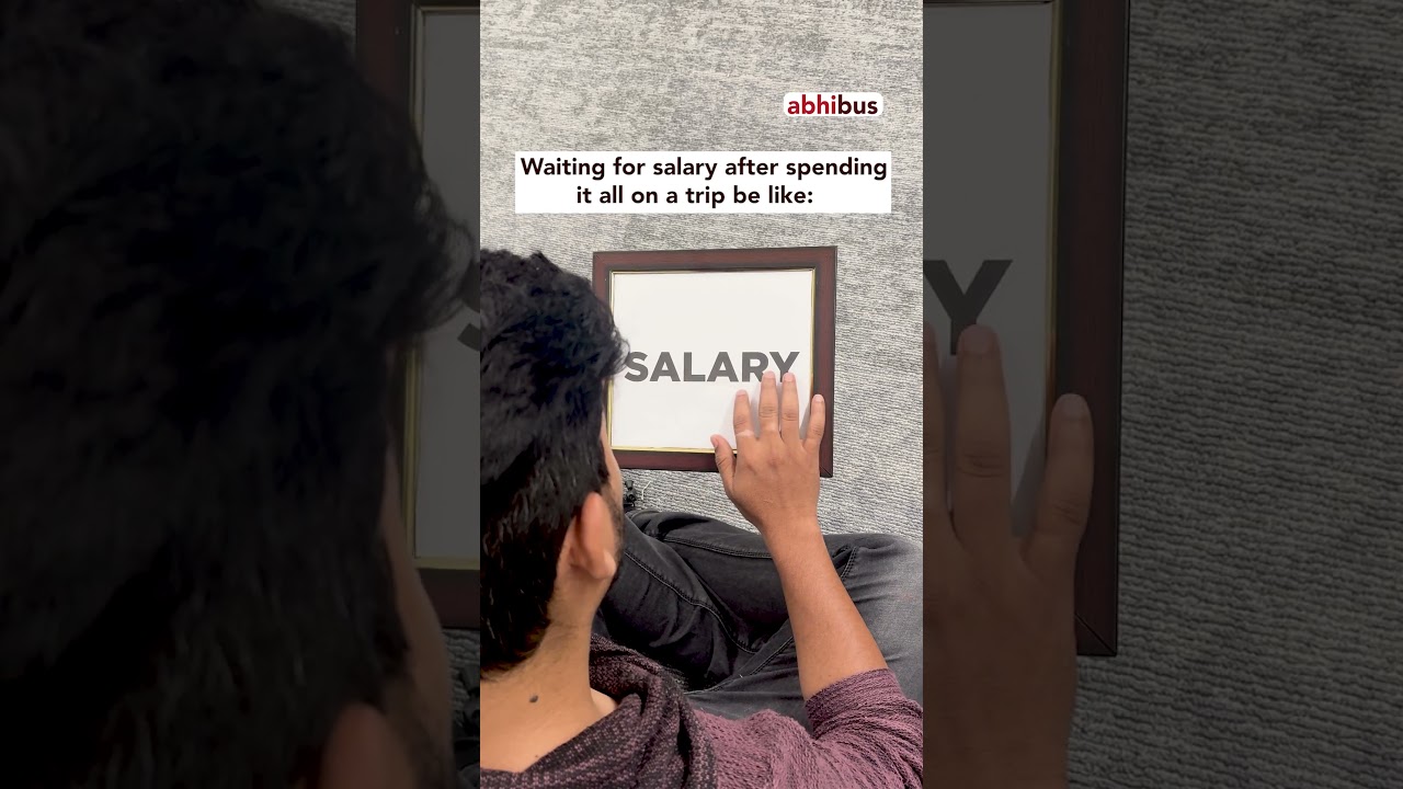 Post Vacation Scenarios #salary #trip #vacation #explore #fun #relax #abhibus #wanderlust