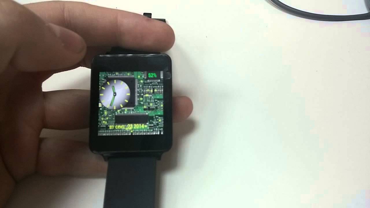 Обзор LG G Watch: Android Wear эксплуатация