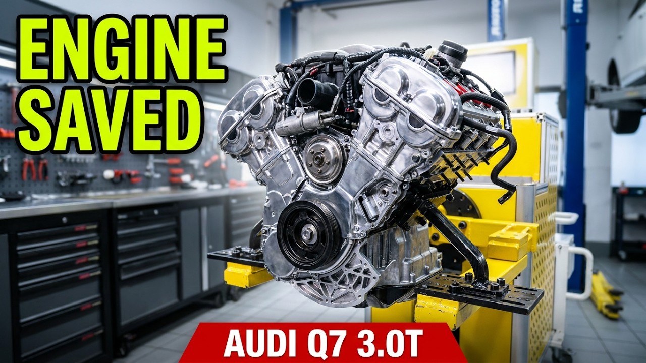 Complete Engine Overhaul on Audi Q7 3.0T | Oil Burning Fix, Timing Chain & Full Repair Process