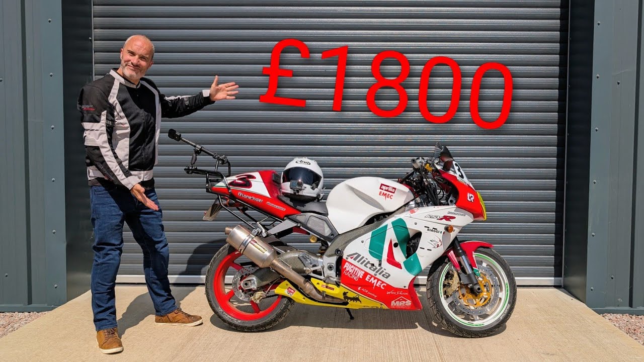 How BAD can it be? &pound;1800 Aprilia Budget Bike from 44 Teeth | 4k