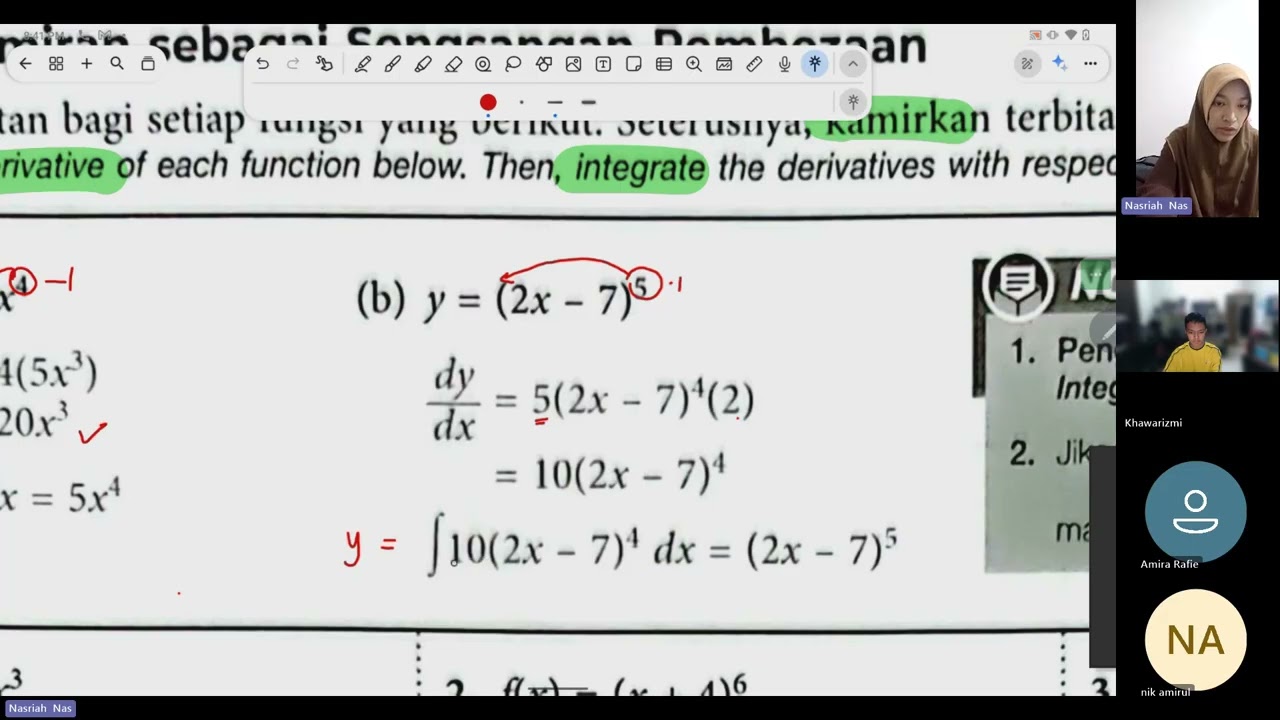 Integration (Pengamiran) Part 1 - 20/1/2026