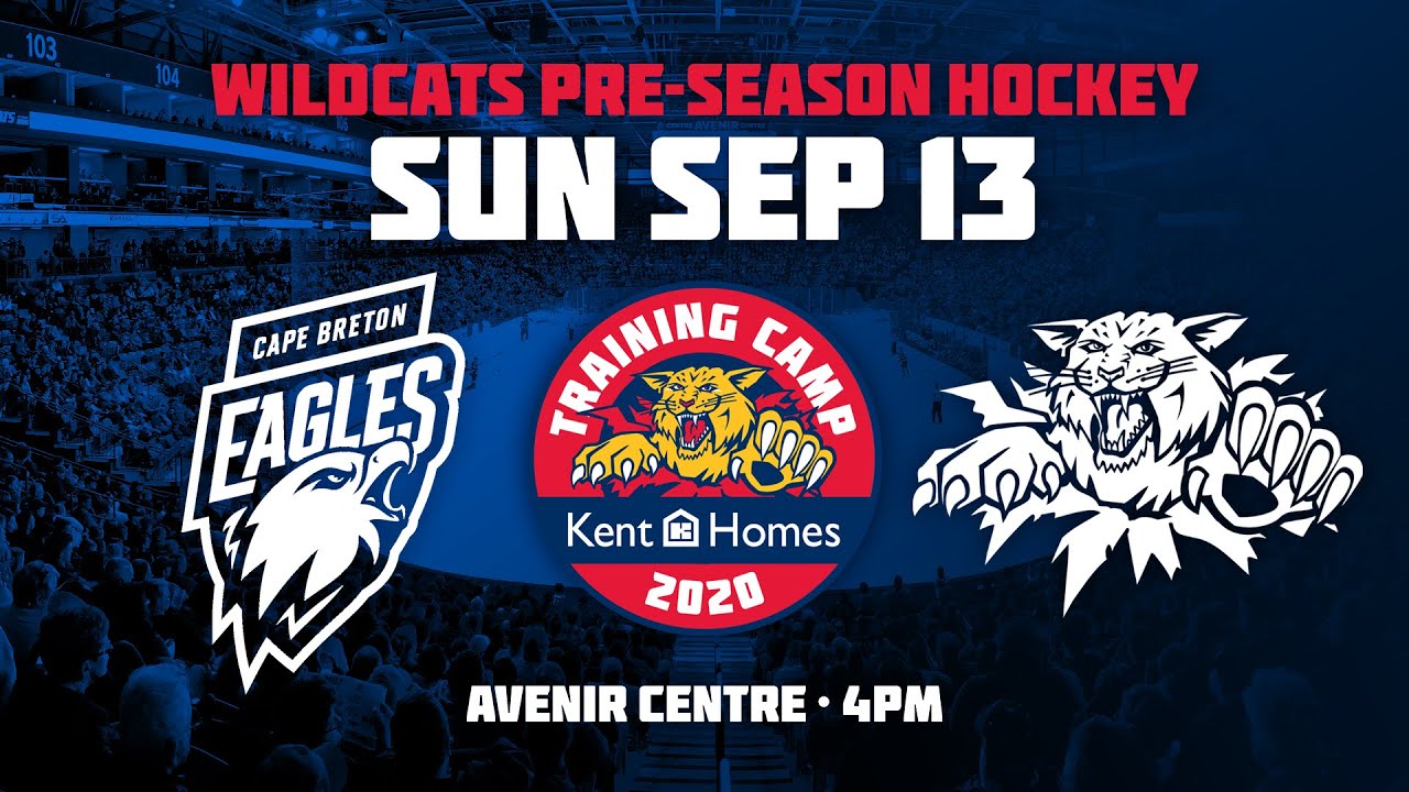 LIVE: Moncton Wildcats vs. Cape Breton Eagles (Pre-Season 2020)