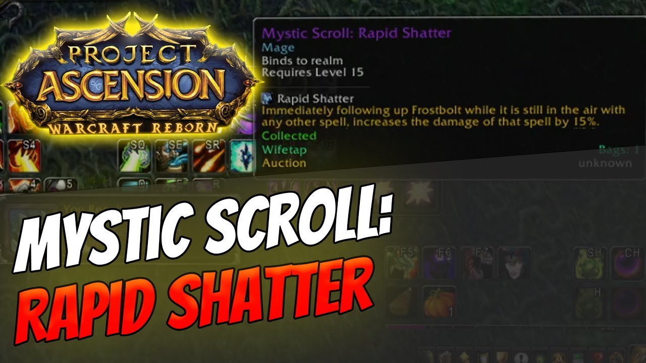 How to get Mystic Enchant: Rapid Shatter | Mage [Bronzebeard | Ascension Warcraft Reborn]