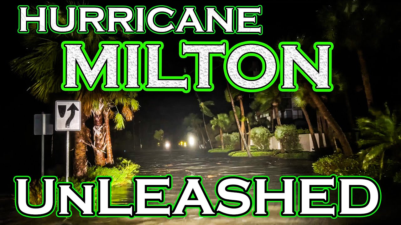 Witness the Power of HURRICANE MILTON: A Storm Chaser's Epic Adventure from Englewood to Tampa Bay
