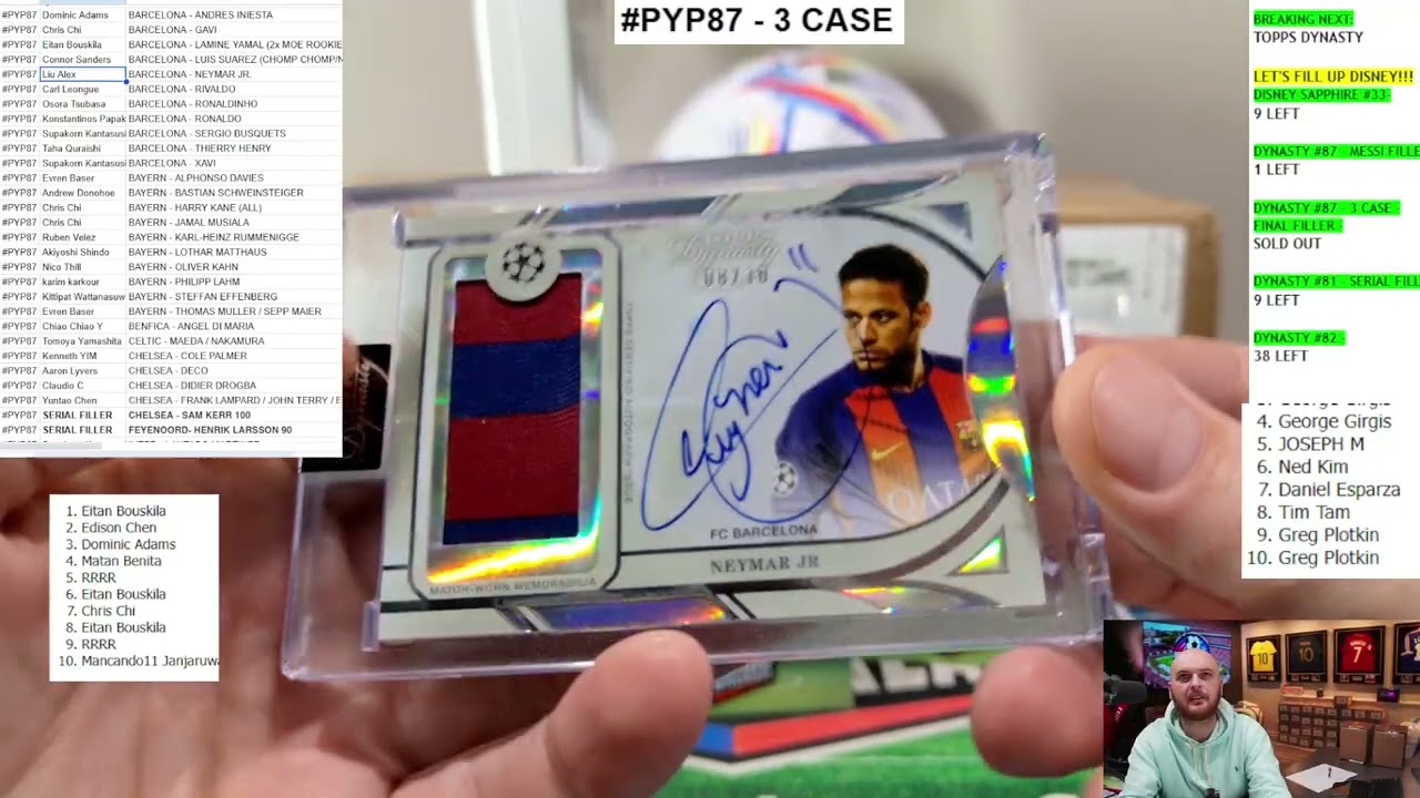 (3x CASER!) 2024-25 TOPPS DYNASTY UEFA CHAMPIONS LEAGUE SOCCER 15 HOBBY BOX PYP 3x CASE BREAK #PYP87