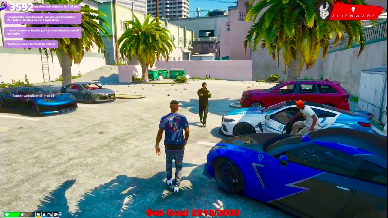 GTA RP| Jayden (BigEx) Has Car Meet W/ BMW M8, Audi R8, Jeep TrackHawk & More! YBN Los Scandalous