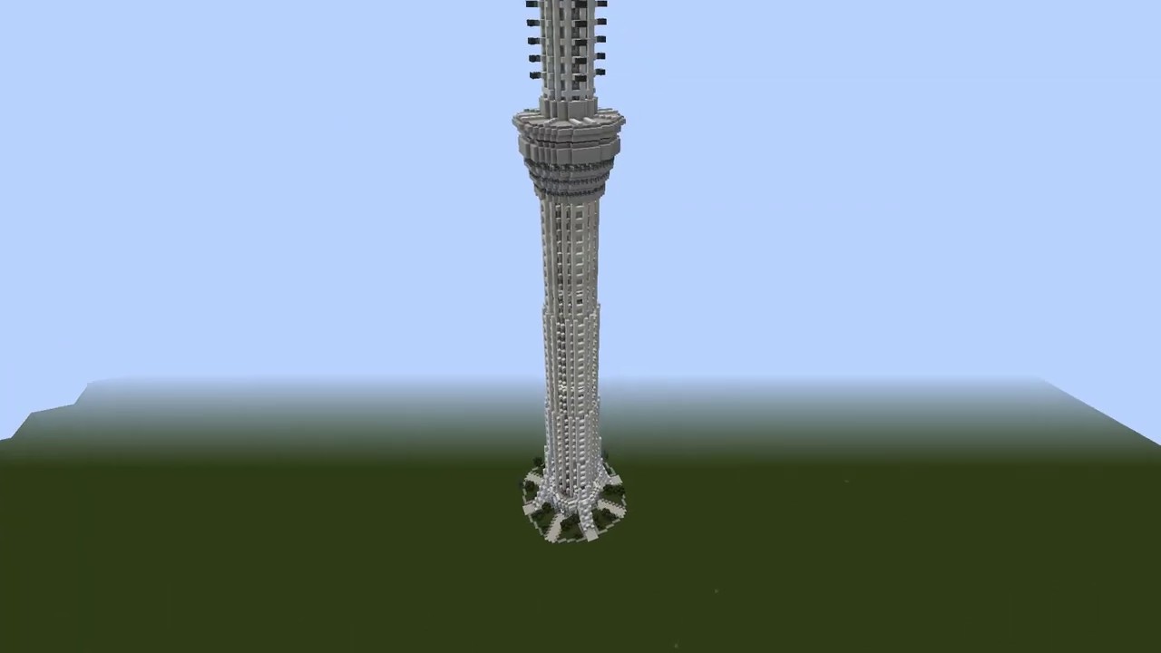 Minecraft SKY TREE TOWER TOKIO JAPAN