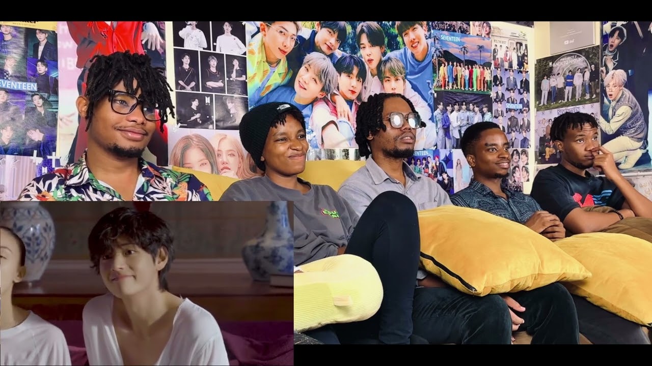 BTS RM 'Around the world in a day(ft. Moses Sumney)'MV + V 'Winter Ahead' MV Shoot Sketch (REACTION)