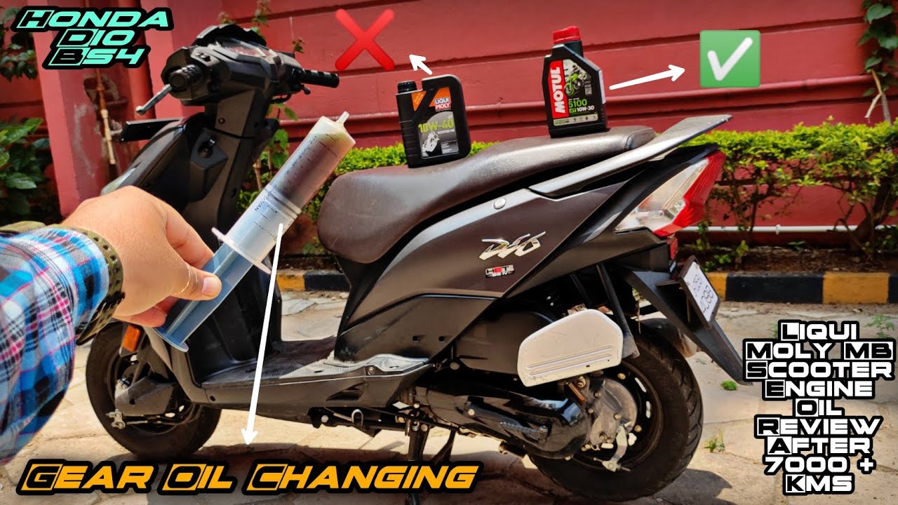How To Change Gear Box Oil Of All Scooters | Liqui Moly Engine Oil Review After 7000+ Kms| Honda DIO
