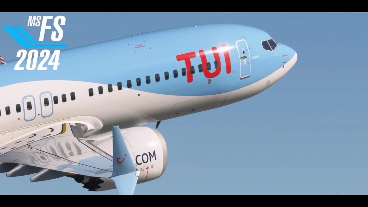 FS2024 | iFly 737 Max 8 |Tui Landing into Berlin | Ultra Settings