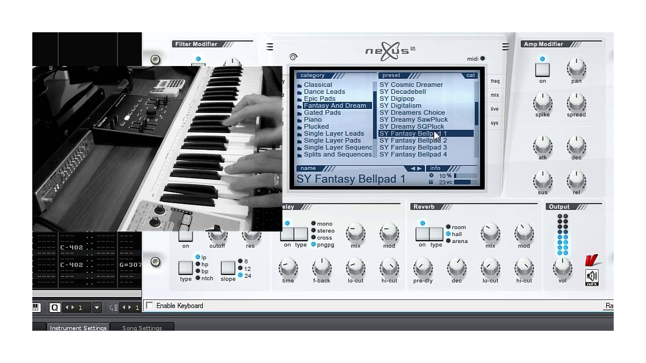 Nexus2 VSTi &ndash; Auditioning Some Of The Sounds &ndash; Renoise &ndash; Roland A49