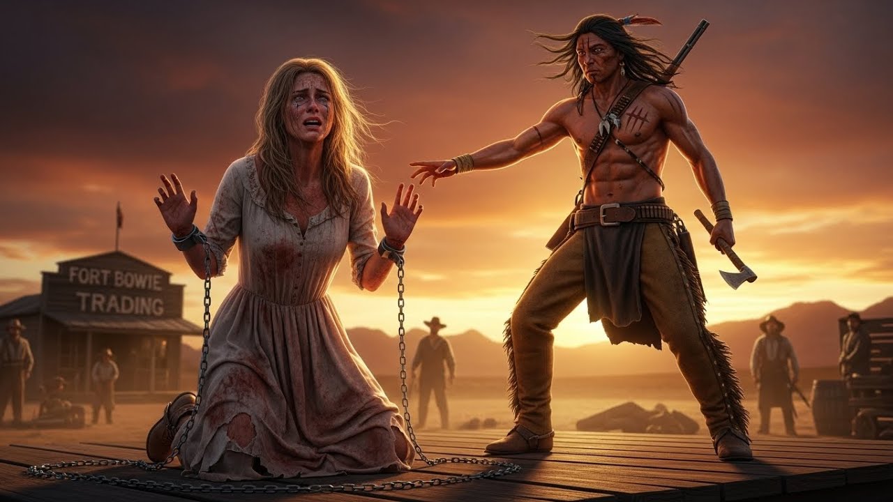 «TOCCAMI E BUTTO VIA LA MIA VITA!» pianse mentre il guerriero Apache la comprava — senza pietà...!