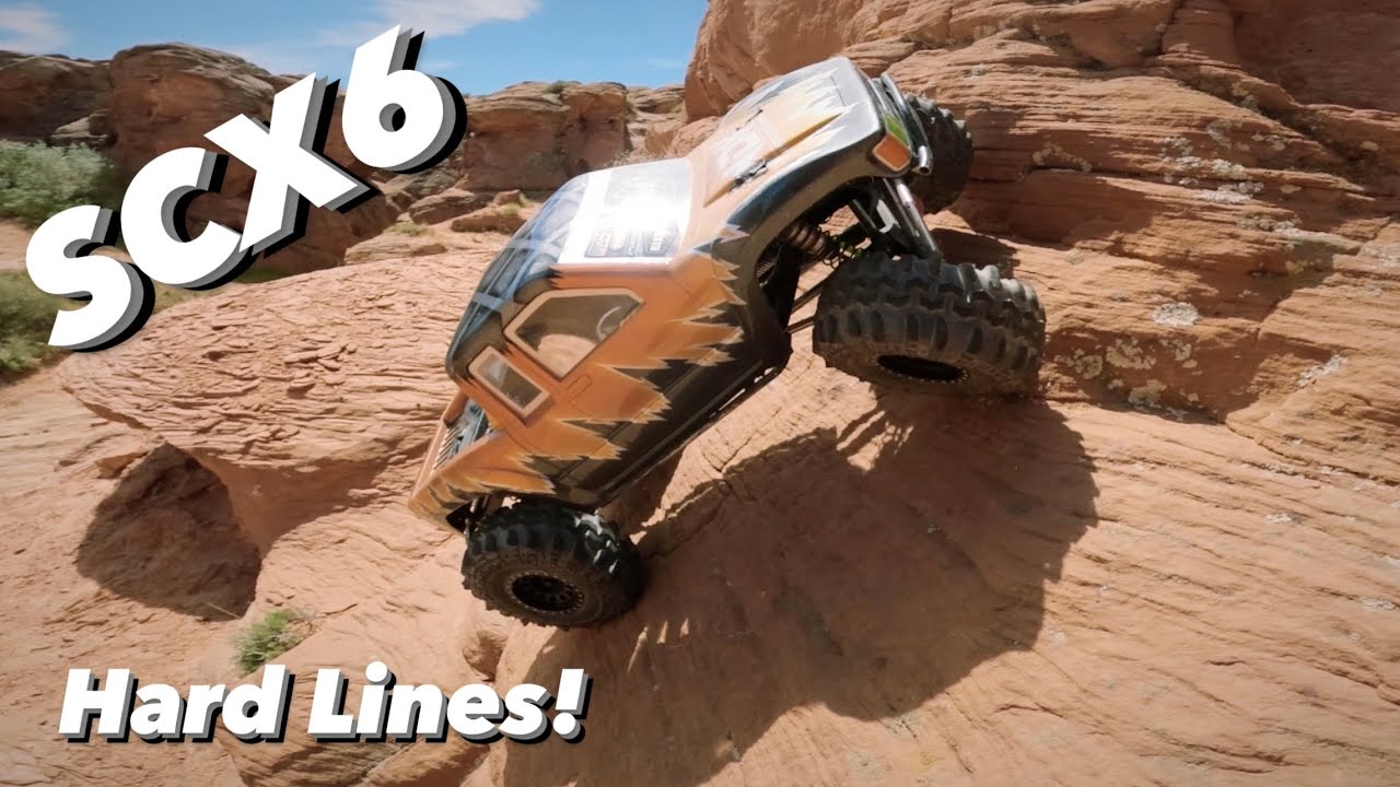 Axial SCX6 пробует невозможные линии! RC Crawling