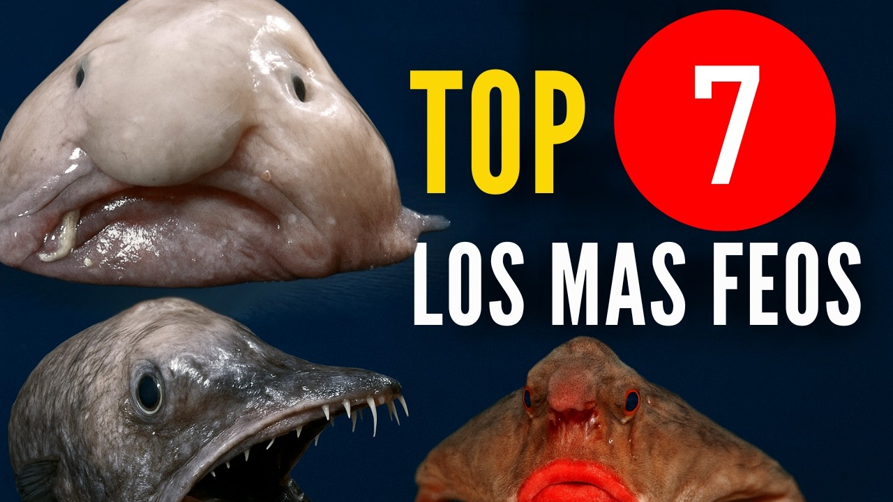 &iexcl;TOP 7 de los peces m&aacute;s feos del oc&eacute;ano que no creer&aacute;s que existen!