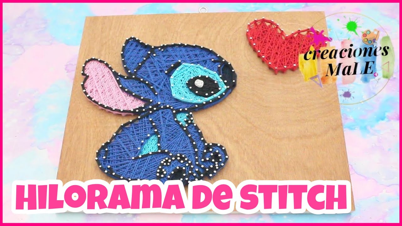 HILORAMA DE STITCH || CUADRO DE HILORAMA || DIY