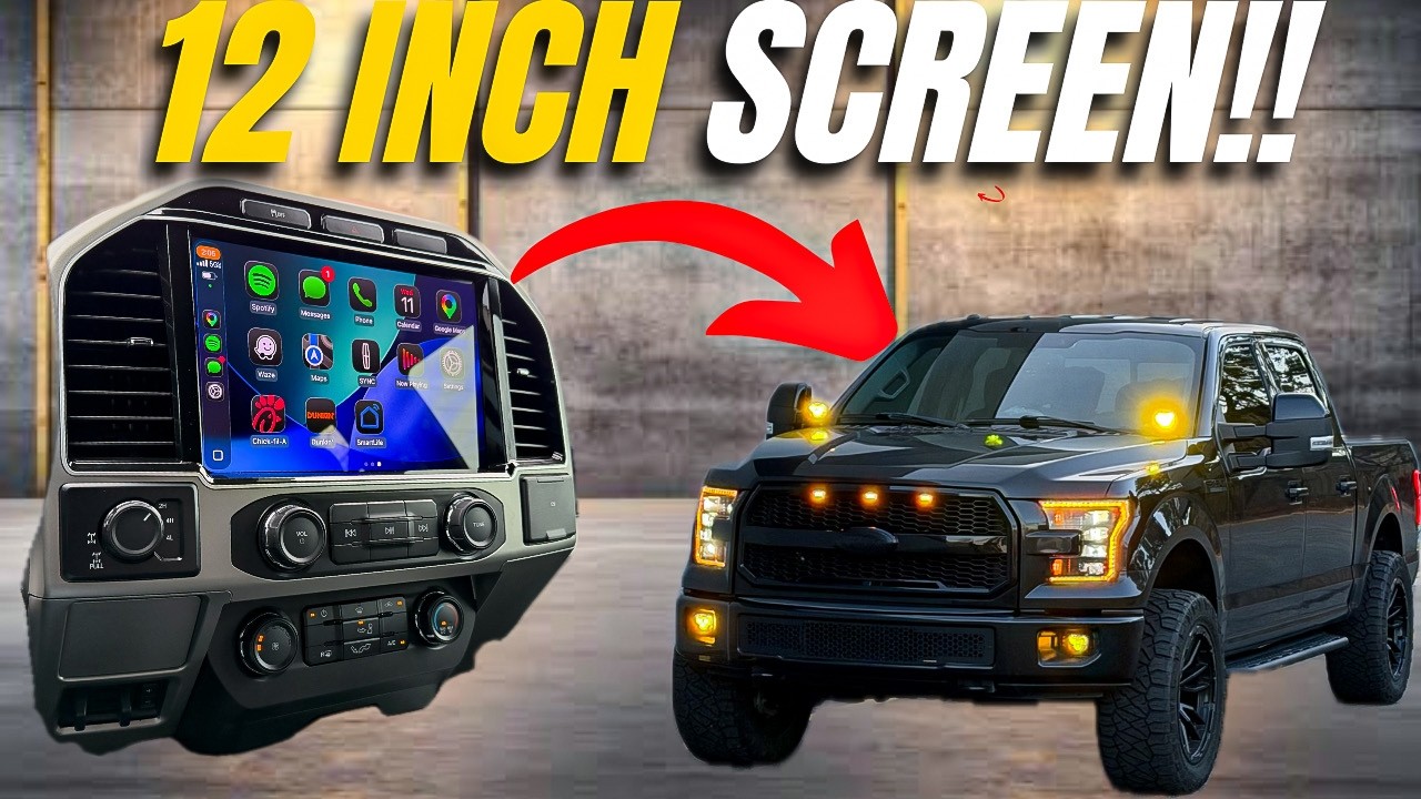 Лучшее обновление до 12-дюймового экрана с поддержкой Sync 3 для вашего Ford F150!!
