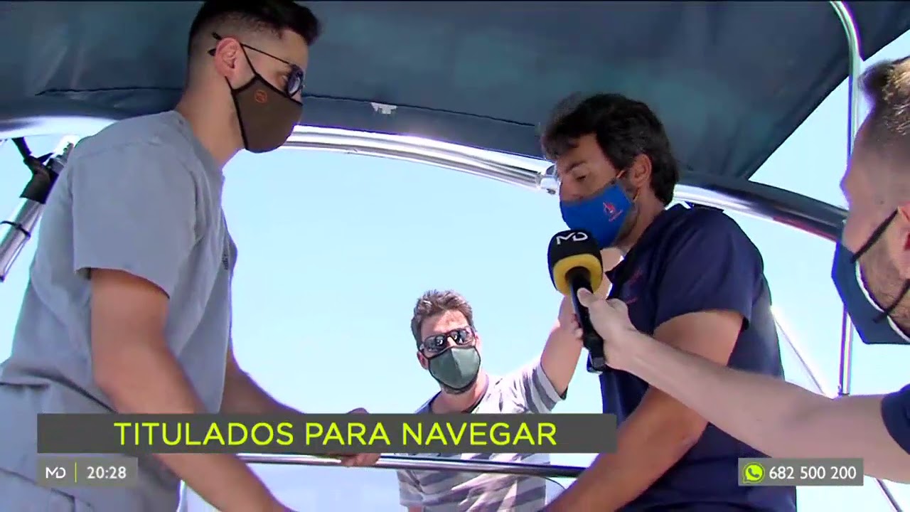 Licencia de navegación con 'VivelaVela' en el Pantano de San Juan, en 'Madrid Directo'