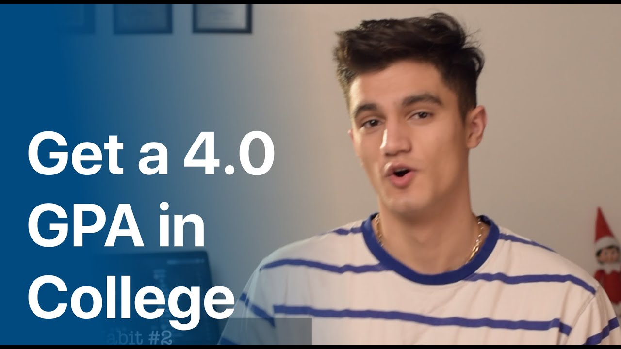 5 Habits for a 4.0 in College