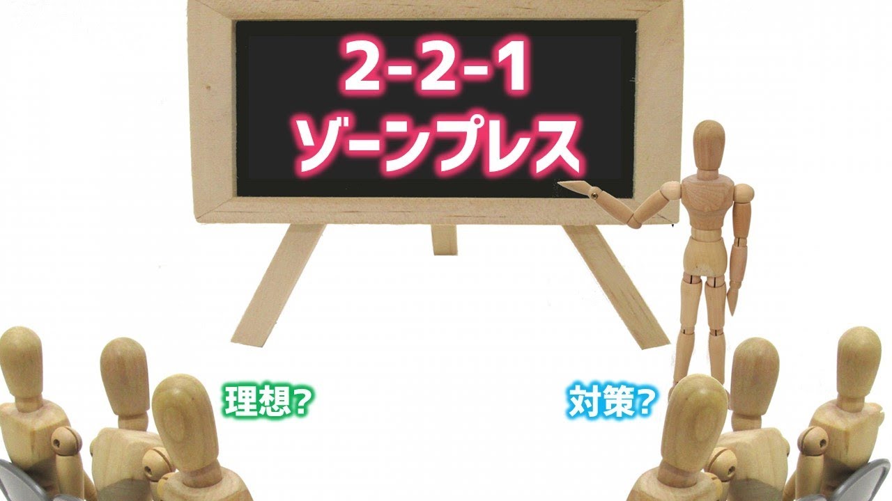 【バスケ戦術】2-2-1ゾーンプレスの理想と対策