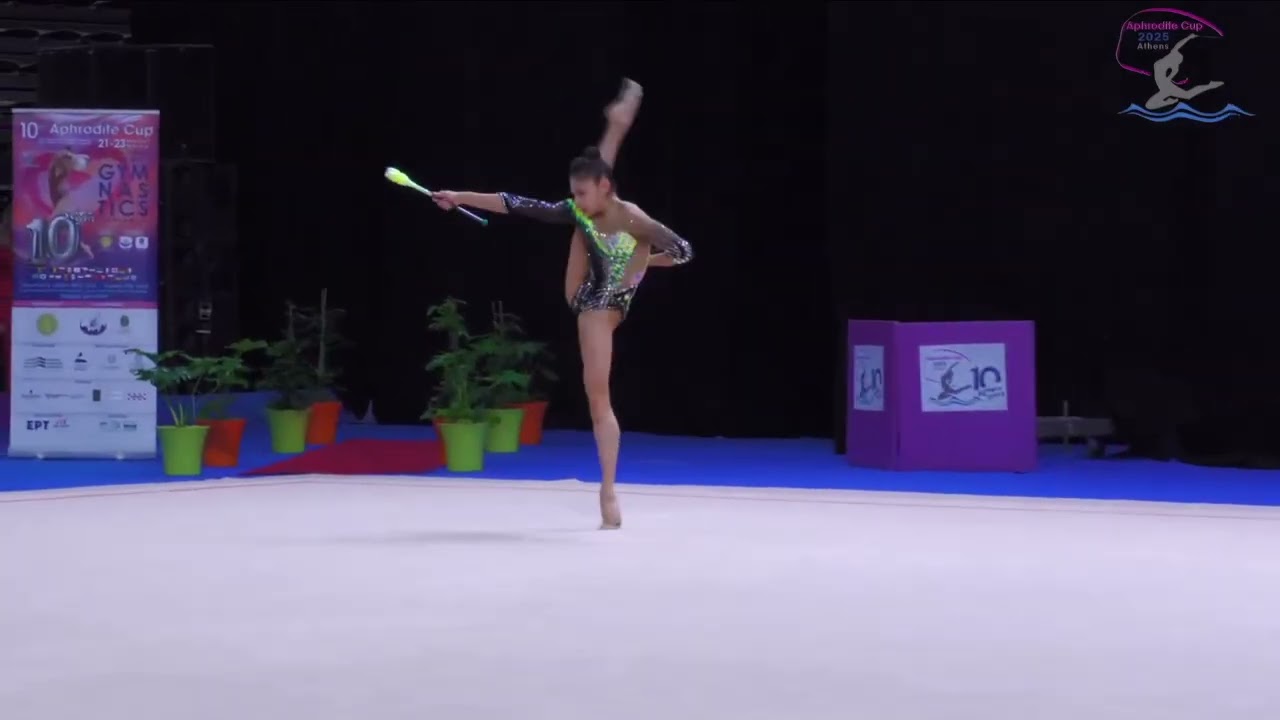 DE LA ROSA Natalie (USA) CLUBS 25,6 - Apparatus Final - Aphrodite Cup 2025