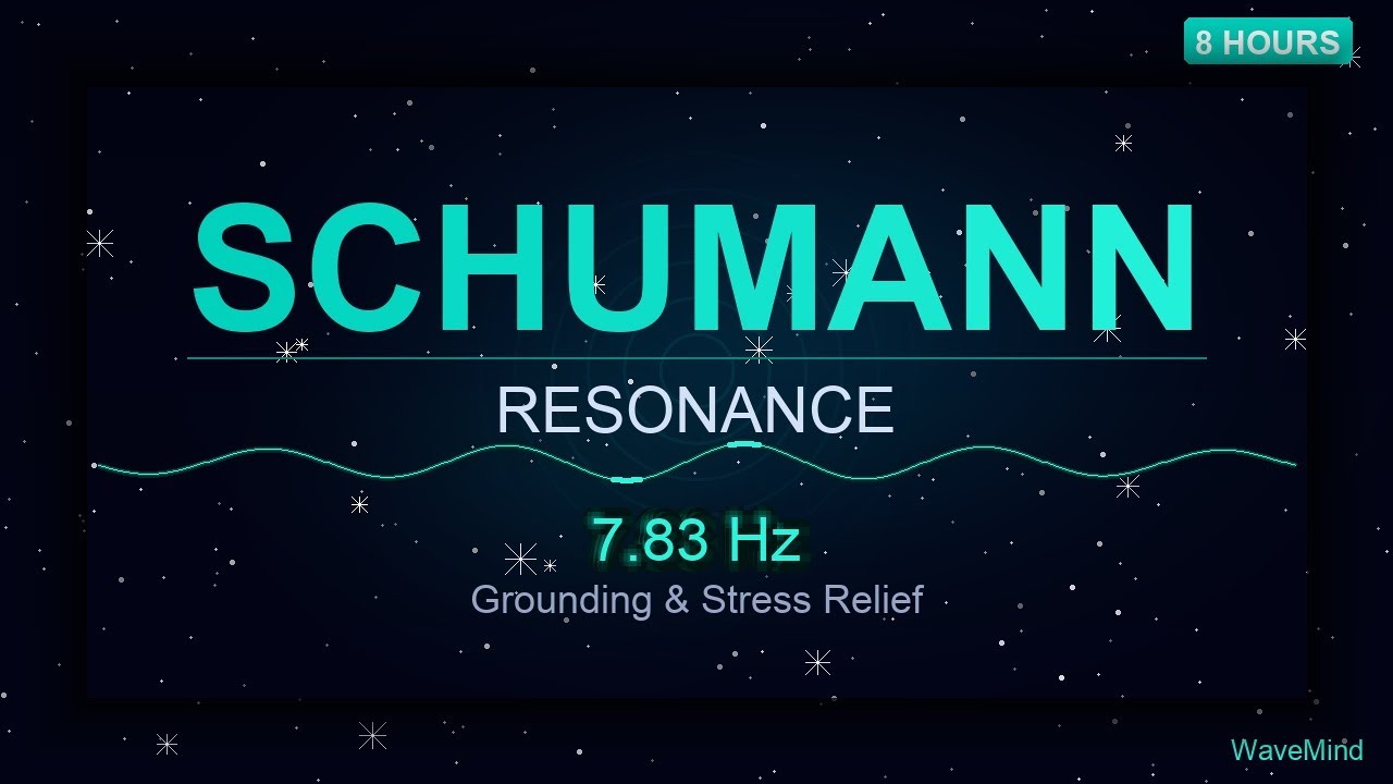 Schumann Resonance 7.83 Hz | 8 Hours Deep Sleep & Grounding | No Ads