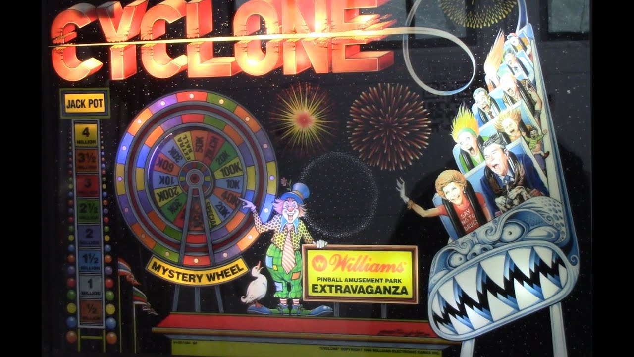 1988 Williams CYCLONE pinball machine