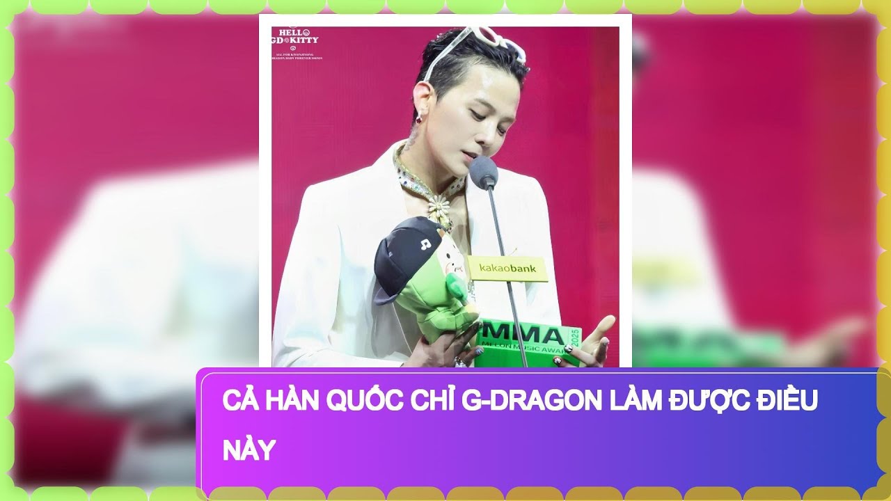 Cả Hàn Quốc chỉ G-DRAGON làm được điều này
