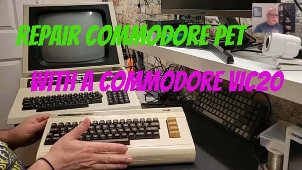 Surprising Hack: Use a Commodore VIC20 to fix Commodore PET