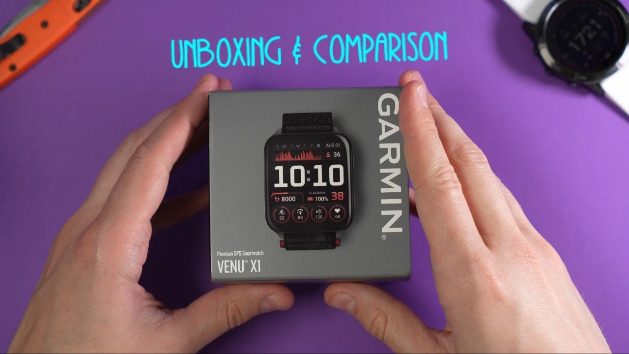 Garmin Venu X1 unboxing and comparison