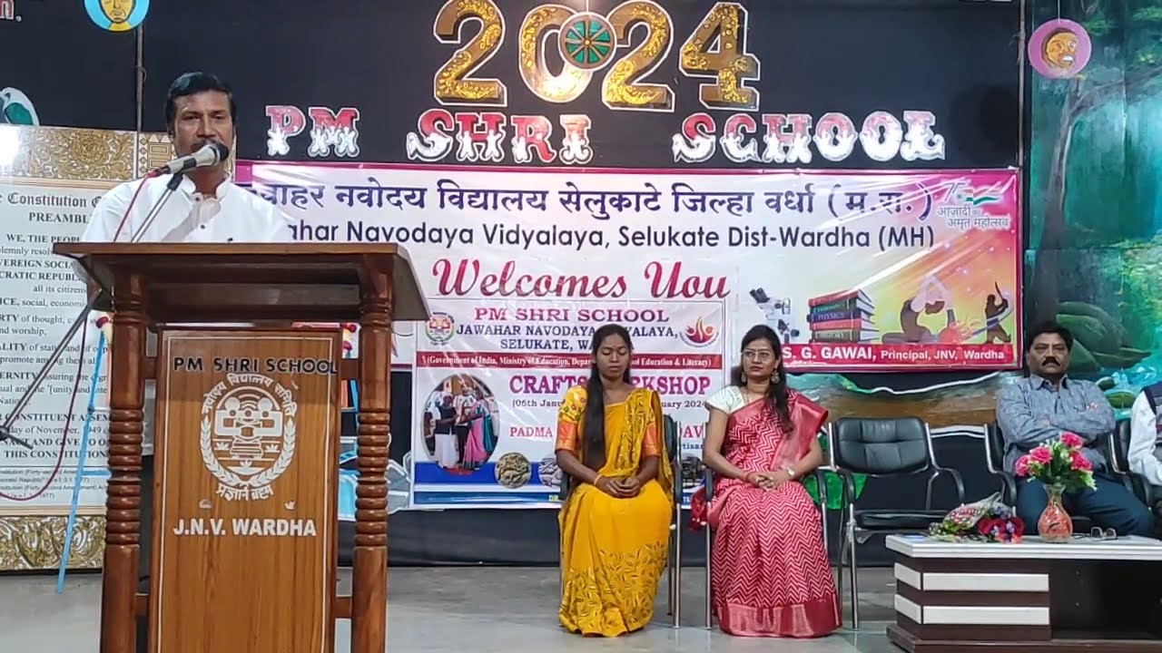 Padma Shri Ajay Mandavi | Speech | JNV Wardha