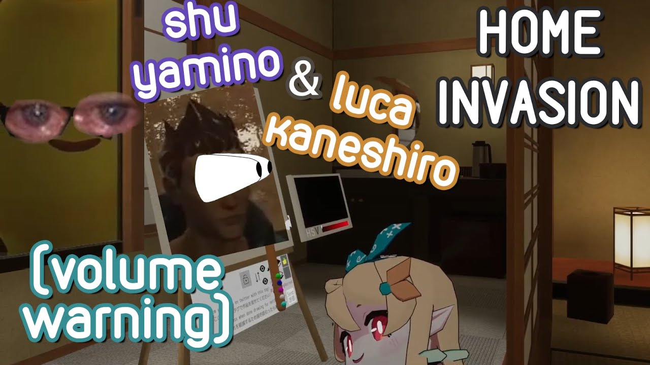 Pomu terrified by Shu & Luca's home invasion, gets identity stolen, butt stared at【NIJISANJI EN】