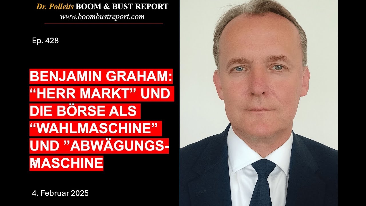 Ep. 428 | BENJAMIN GRAHAM: „HERR MARKT“ UND DIE BÖRSE ALS „ABSTIMMUNGS“- UND „ABWÄGUNGSMASCHINE”