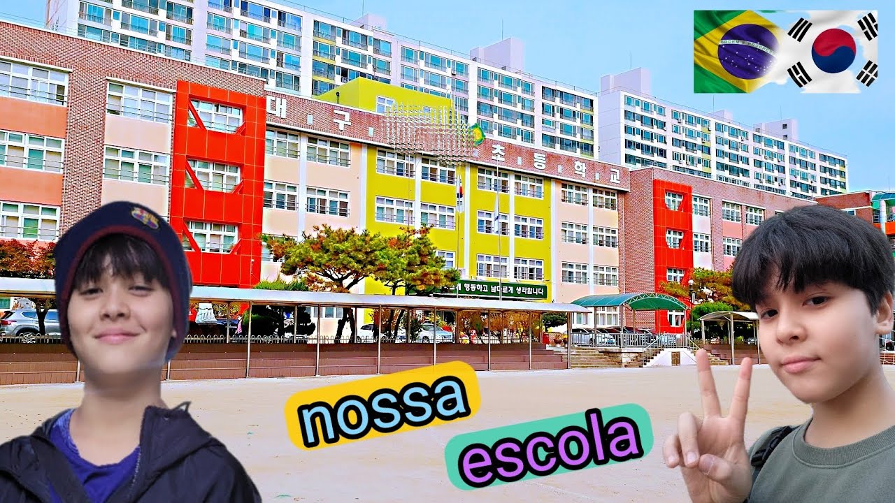 ESCOLA DOS MEUS FILHOS NA COREIA DO SUL ( escola pública)