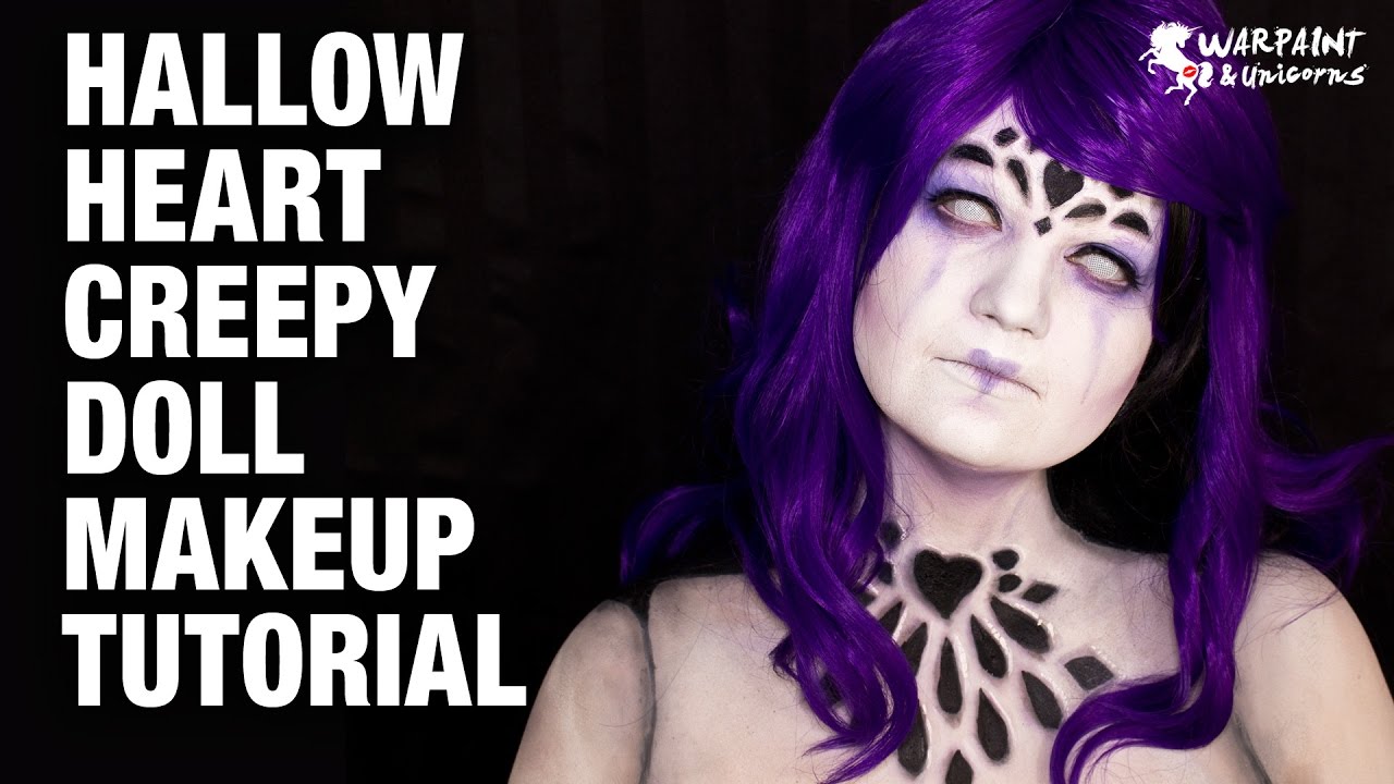 Hallow Heart Creepy Doll | Makeup Tutorial