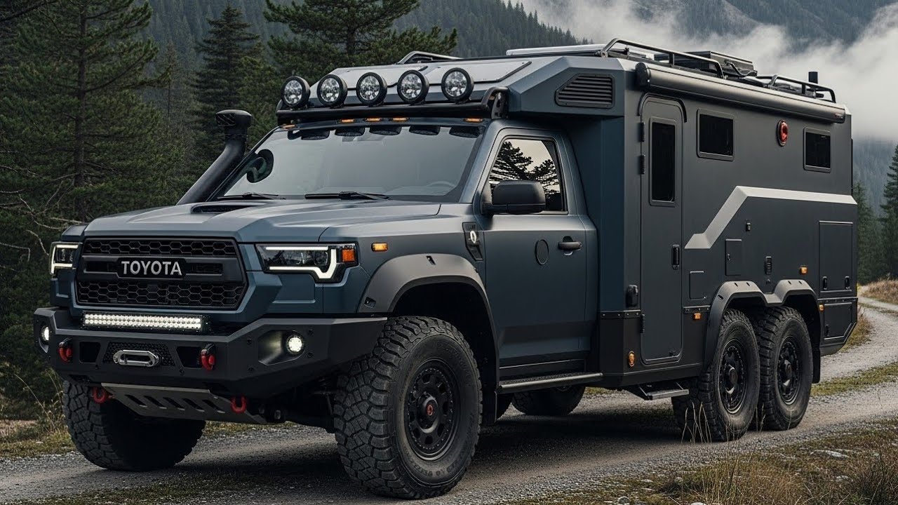 $1.8 Million Beast! 2026 Toyota Fortress Emperor Camper Motorhome 6x6 Review