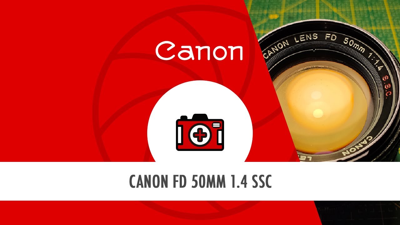 Canon FD 50mm 1.4 S.S.C. - Nettoyage complet, diaphragme et optiques