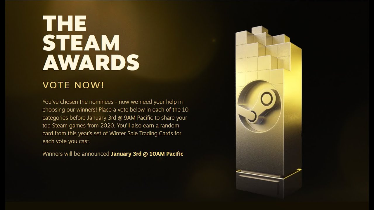 The Steam Awards 2020 - Steam Winter Sale 2020 (Free Badges/Cards/Stickers)