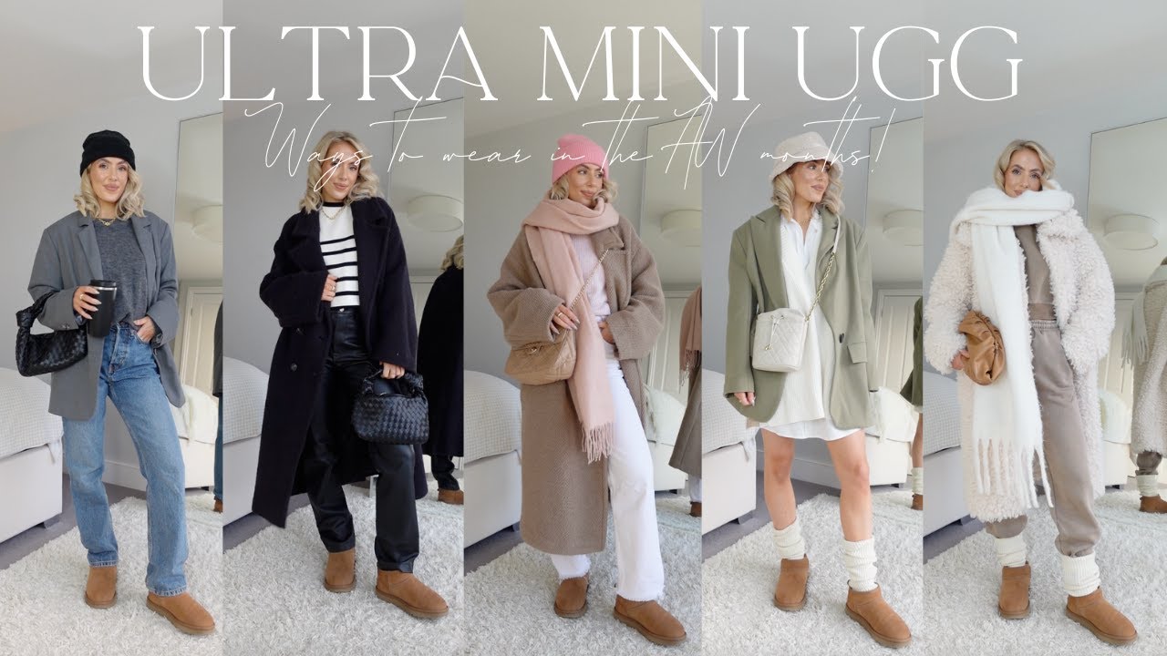 HOW TO STYLE ULTRA LOW MINI UGGS & MINI UGGS! WINTER OUTFIT IDEAS! | India Moon