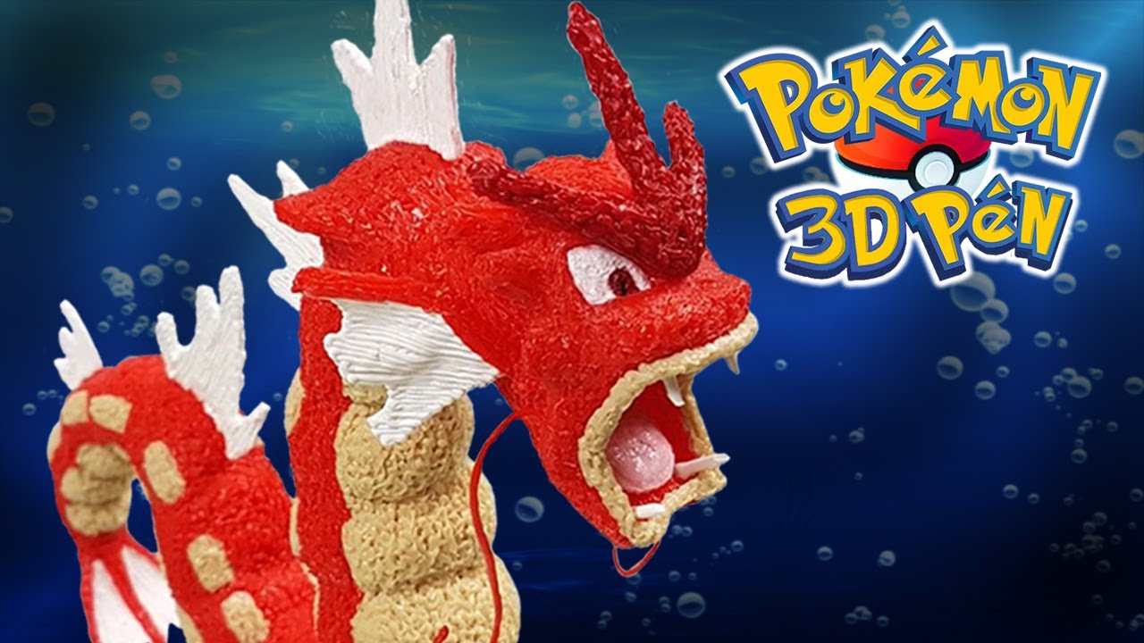 3D Pen | Pokémon - shiny red Gyarados