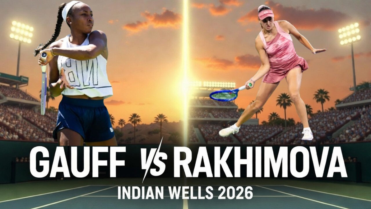 COCO GAUFF VS KAMILLA RAKHIMOVA PREVIEW | INDIAN WELLS 2026 PREDICTION, HEAD TO HEAD & ODDS