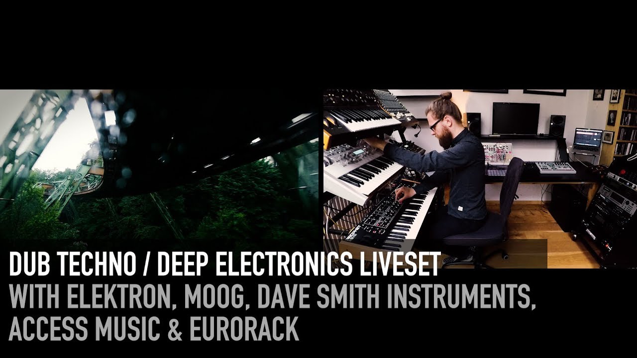 Dub Techno / Deep Electronics Liveset with Elektron - Moog - DSI - Eurorack #dubtechno #dawless