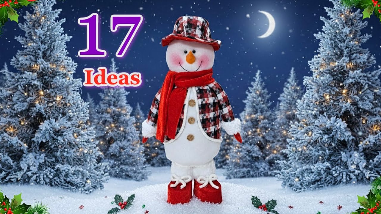 17 Affordable Christmas/Holiday Snowman ideas | DIY Christmas Craft idea 62☃️
