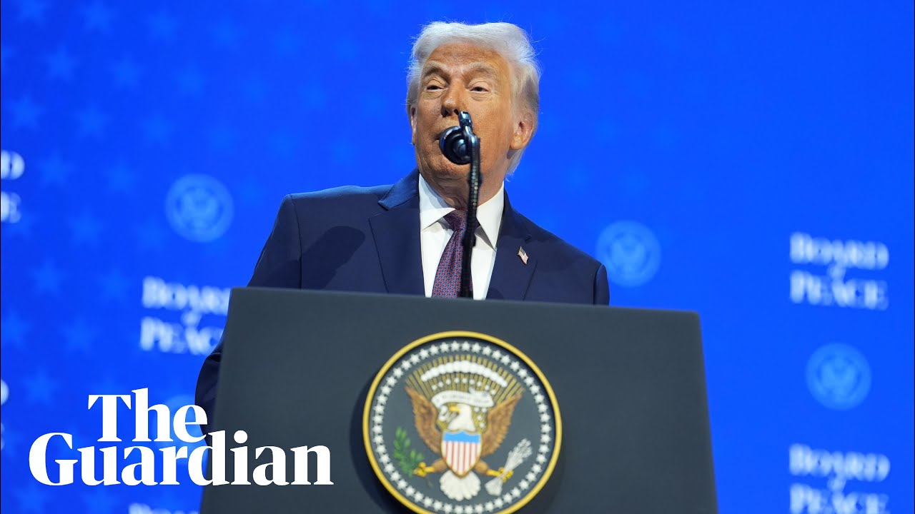 Trump Board of Peace – watch live