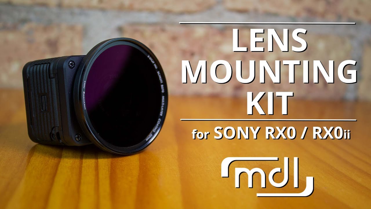 Комплект для крепления объектива для Sony RX0 / RX0ii от Moondog Labs
