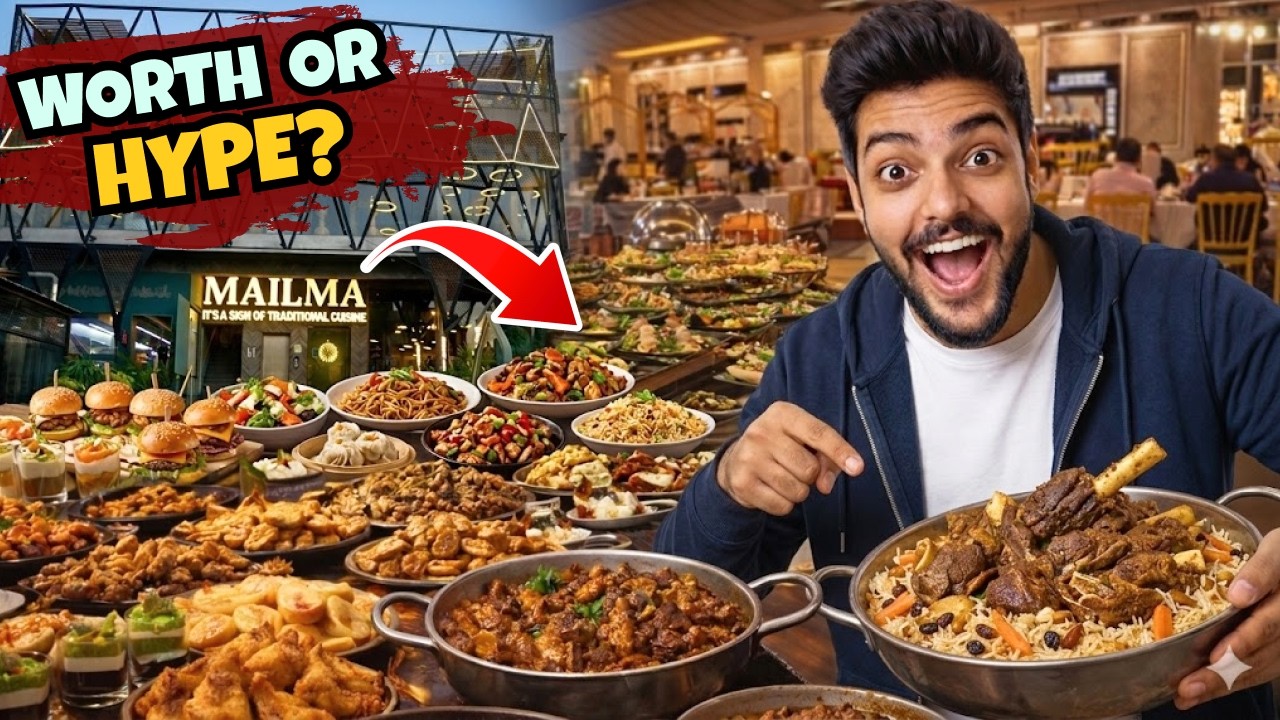 I Tried Mailma Buffet Karachi | Khaddi Kabab & 40+ Dishes 😳 Worth the Hype?