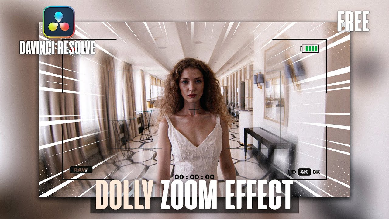 Create a Dolly Zoom Effect Easily in DaVinci Resolve | Free